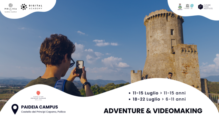 adventure & videomaking velia future food institute Pollica 2050